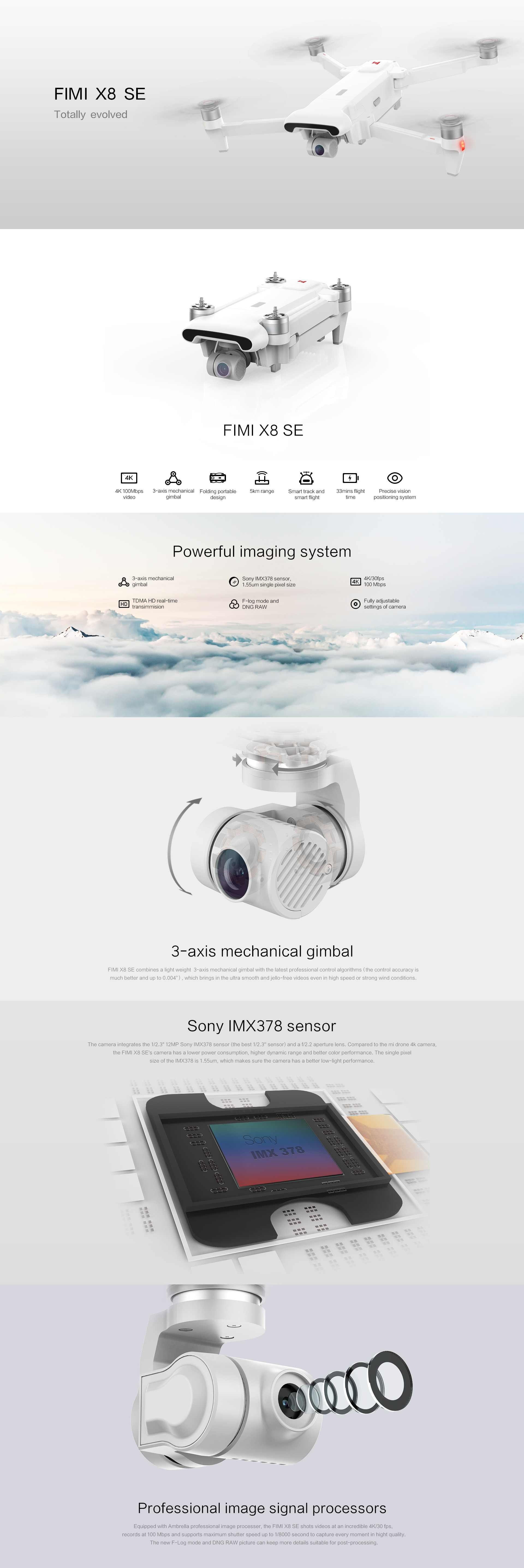 Квадрокоптер Xiaomi FIMI X8 SE Квадрокоптер Xiaomi FIMI X8 SE